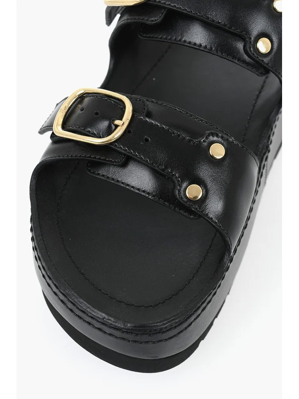 Celine Black Sandals - Image 5