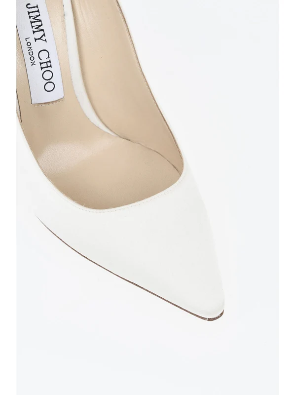 Jimmy Choo White Pumps Heels - Image 5