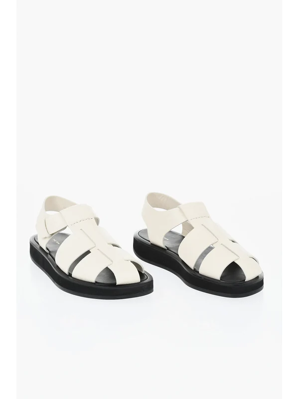 The Row Ivory Sandals - Image 2