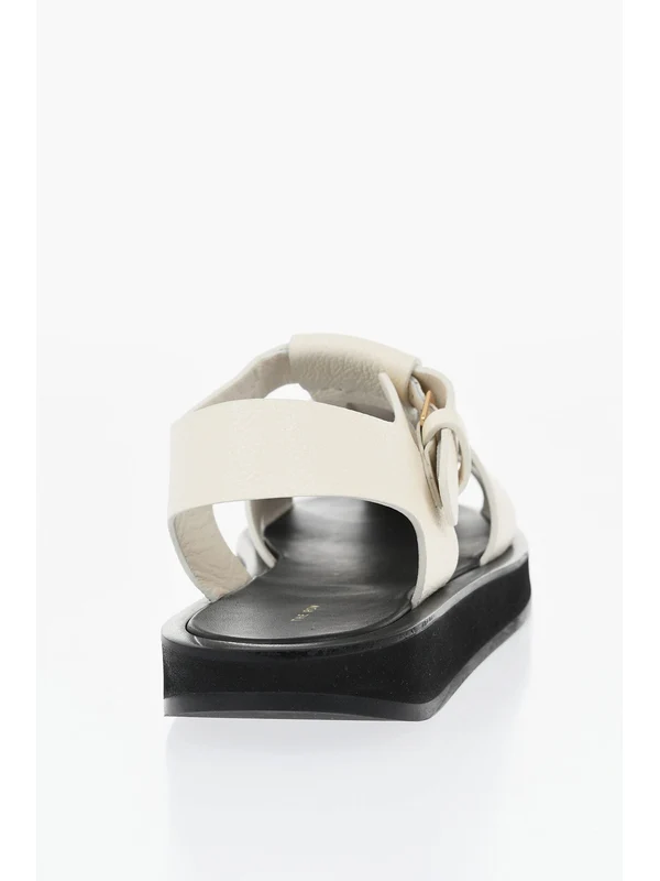 The Row Ivory Sandals - Image 3