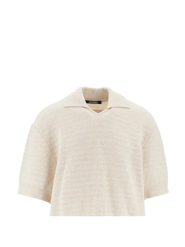 Jacquemus Ivory Polo Shirts - Image 2