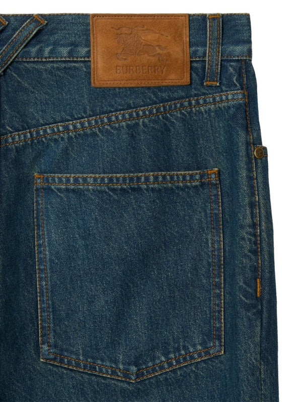 Burberry Navy Denim Pants - Image 2