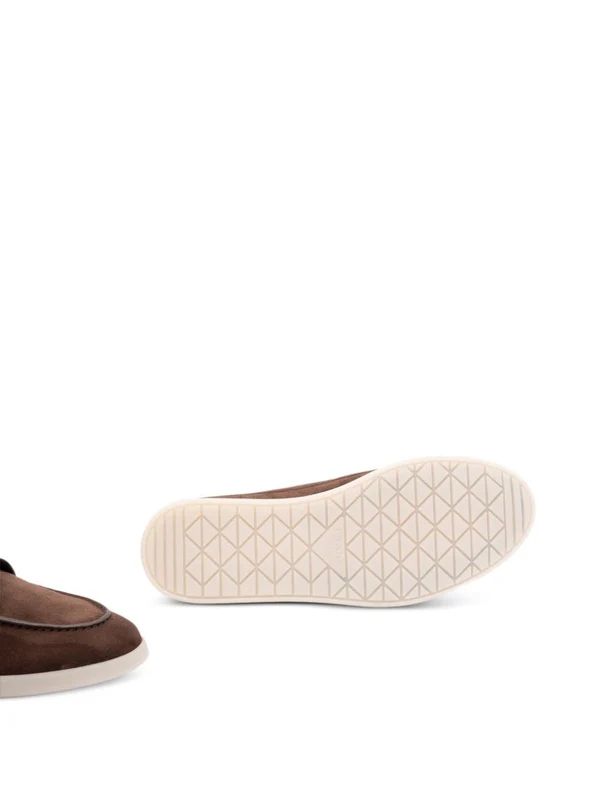 Prada Brown Boat Shoes - Image 5