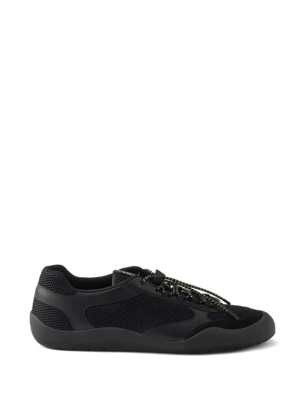 Prada Black Low Top Sneakers - Image 4