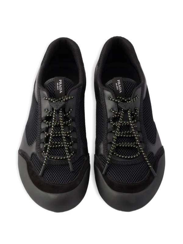 Prada Black Low Top Sneakers - Image 5