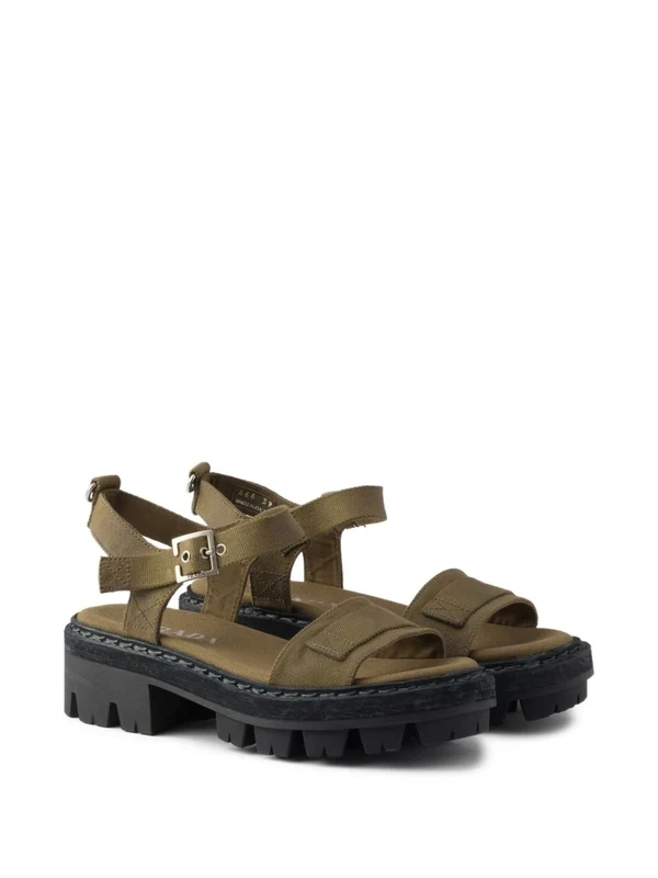 Prada Green Sandals - Image 2