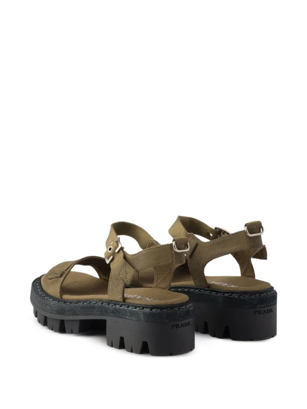 Prada Green Sandals - Image 4