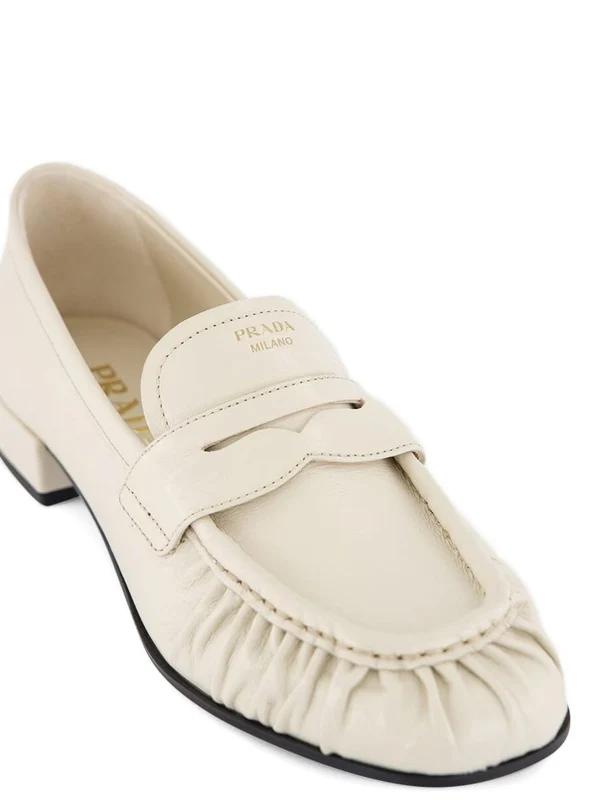 Prada Ivory Loafers - Image 2