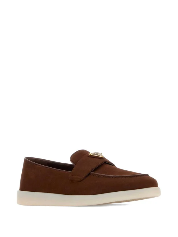 Prada Brown Loafers - Image 2