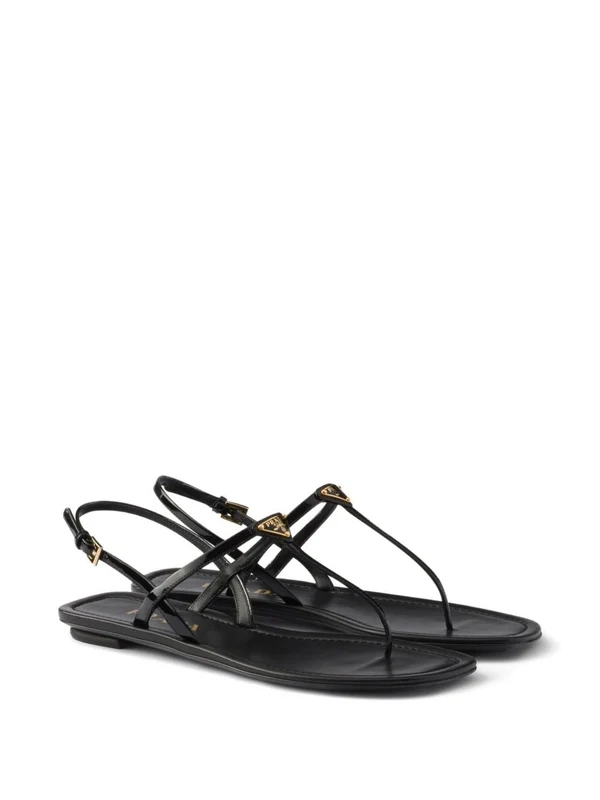 Prada Black Flip Flops - Image 3