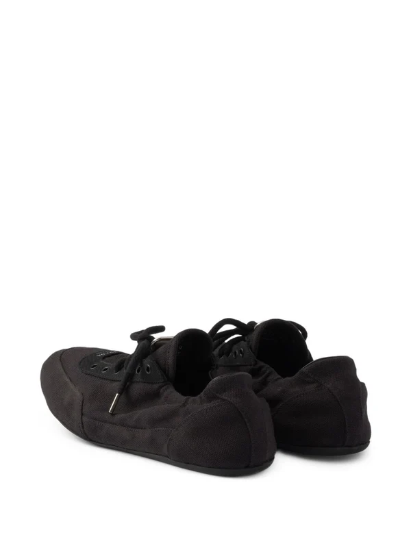 Prada Black Low Top Sneakers - Image 2