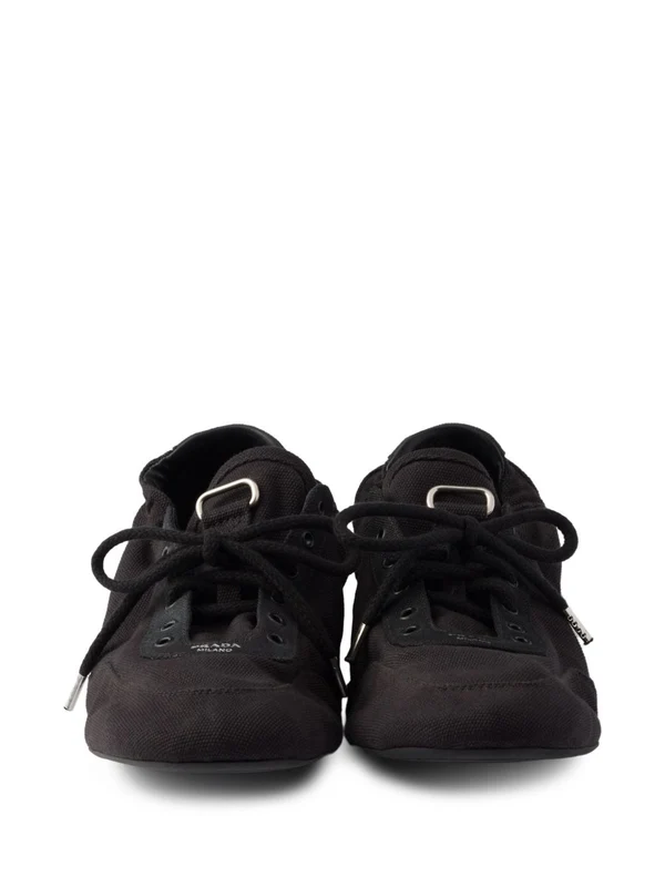 Prada Black Low Top Sneakers - Image 5