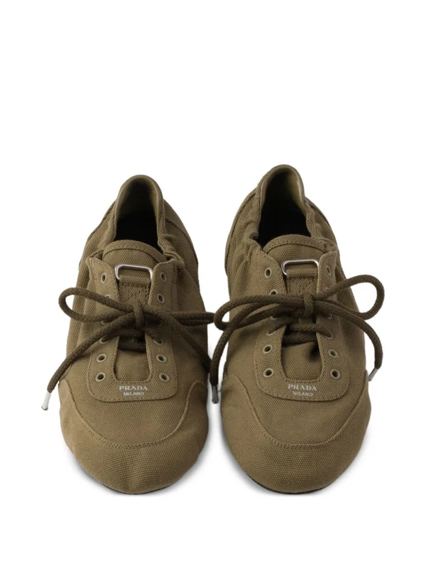 Prada Green Low Top Sneakers - Image 5