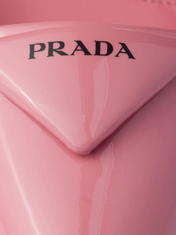 Prada Pink Slingback Heels - Image 5