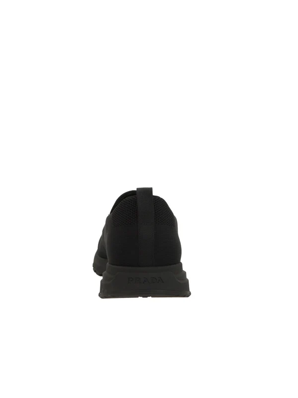 Prada Black Low Top Sneakers - Image 3