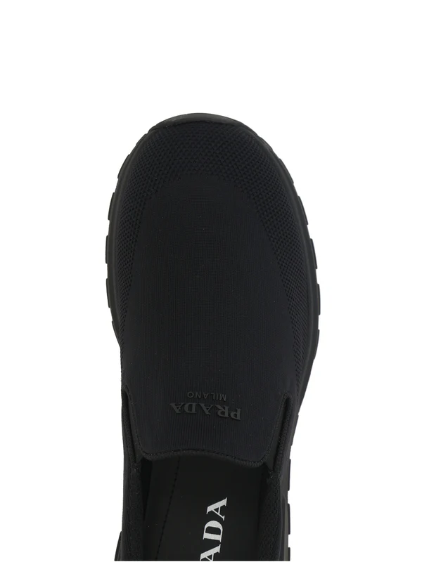 Prada Black Low Top Sneakers - Image 4
