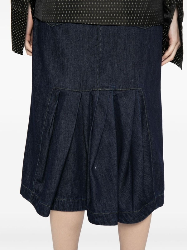 Dries Van Noten Navy Skirts - Image 3