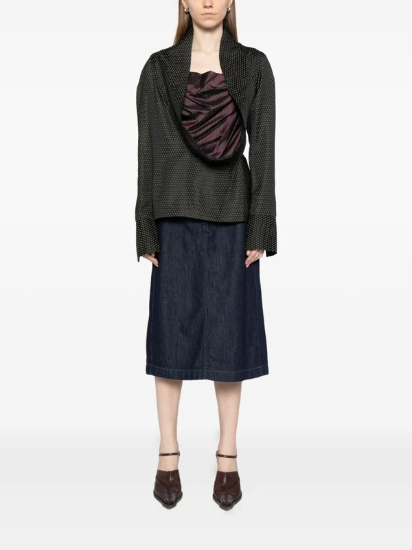 Dries Van Noten Navy Skirts - Image 4