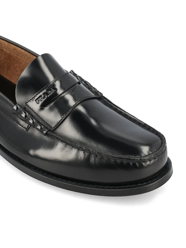 Prada Black Penny Loafer - Image 4