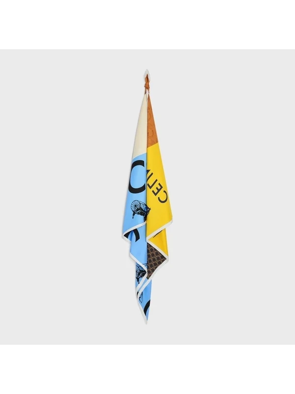 Celine Multicolor Silk Mufflers - Image 2