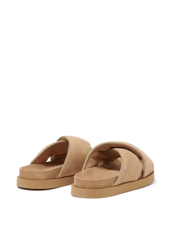 Fabiana Filippi Beige Slides - Image 3