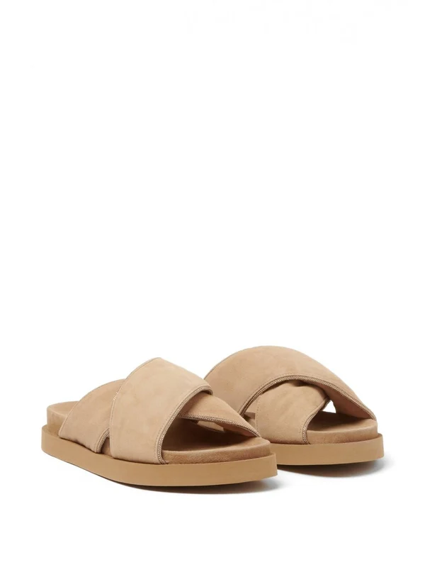 Fabiana Filippi Beige Slides - Image 4