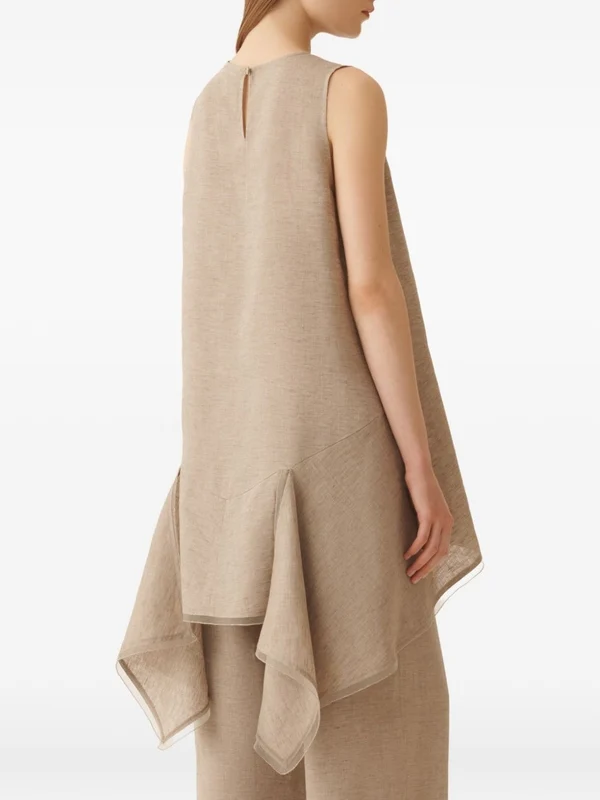 Fabiana Filippi Beige Sleeveless - Image 4