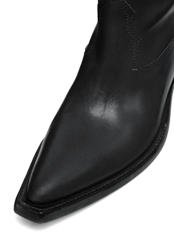 Maison Margiela Black Middle Boots - Image 6