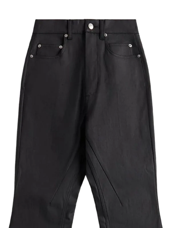 Rick Owens Black Denim Pants - Image 2