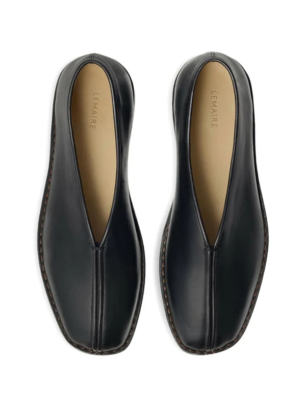 Lemaire Black Flat Shoes - Image 2