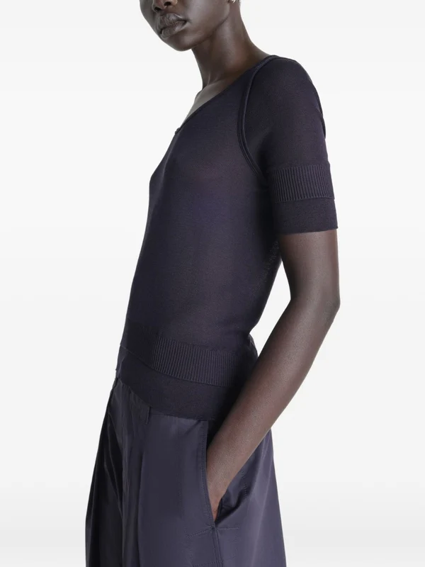Lemaire Navy Half Sleeve - Image 5