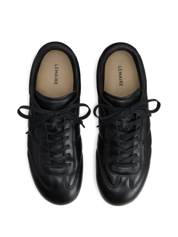 Lemaire Black Low Top Sneakers - Image 4
