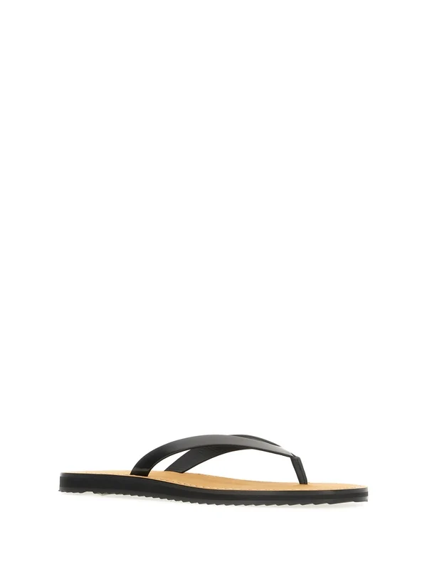 The Row Black Flip Flops - Image 2