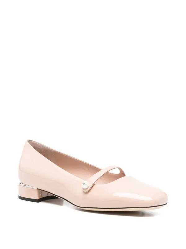 Jimmy Choo Pink Flat Shoes - Image 2