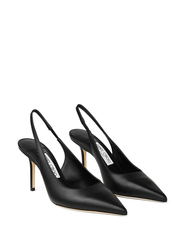 Jimmy Choo Black Slingback Heels - Image 2