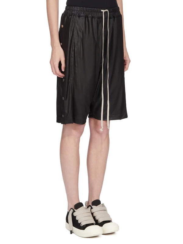 Rick Owens Darkshadow Black Shorts - Image 2