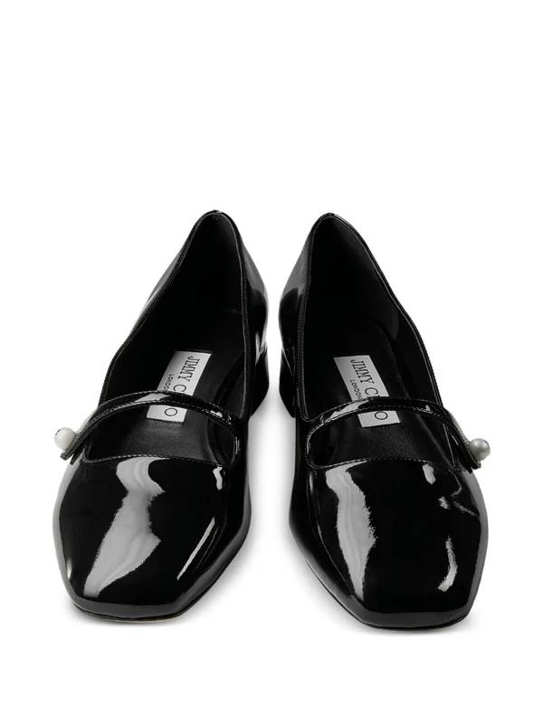 Jimmy Choo Black Flat Shoes - Image 2