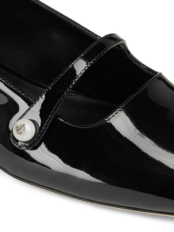 Jimmy Choo Black Flat Shoes - Image 3