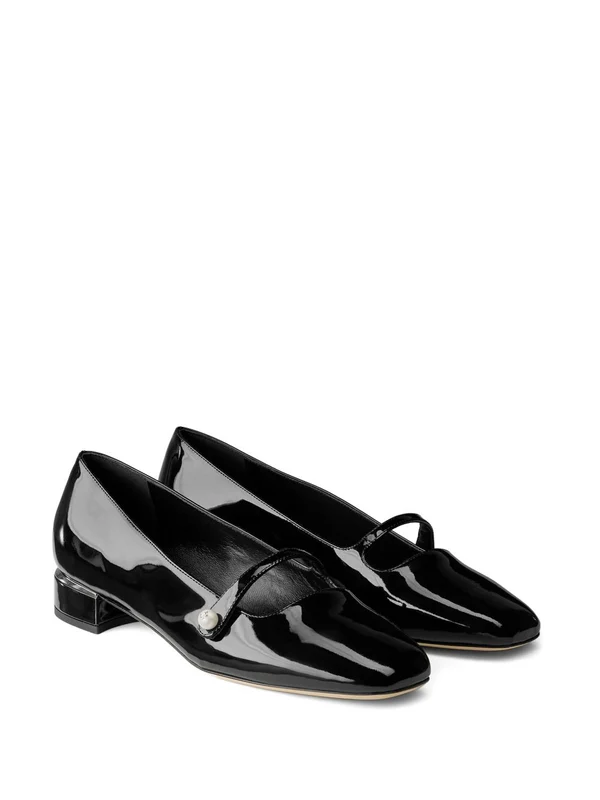 Jimmy Choo Black Flat Shoes - Image 4