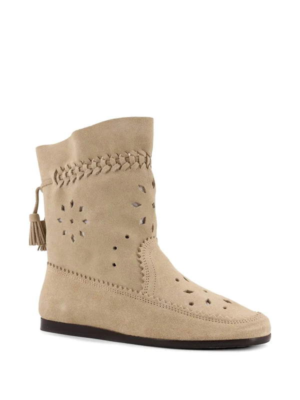 Isabel Marant Beige Middle Boots - Image 3