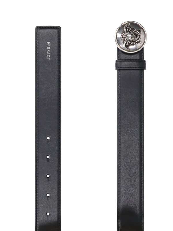 Versace Black Leather Belts - Image 2