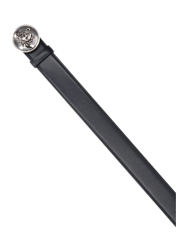 Versace Black Leather Belts - Image 3