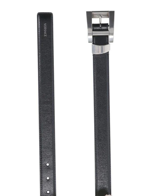 Versace Black Leather Belts - Image 2