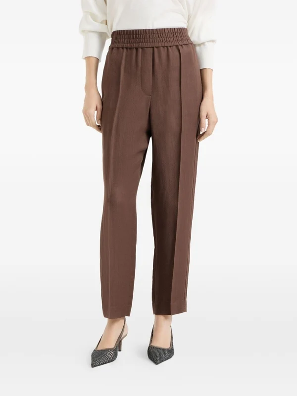 Brunello Cucinelli Brown Trousers - Image 3