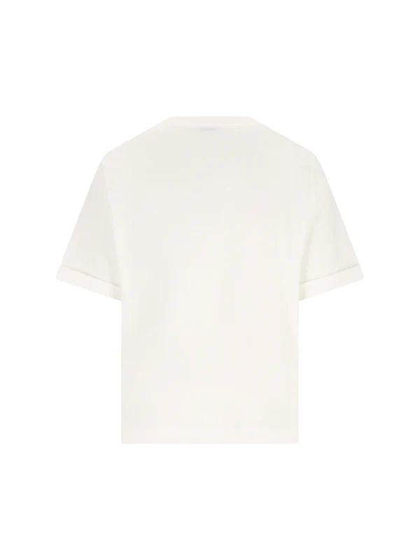 Brunello Cucinelli White Half Sleeve - Image 2