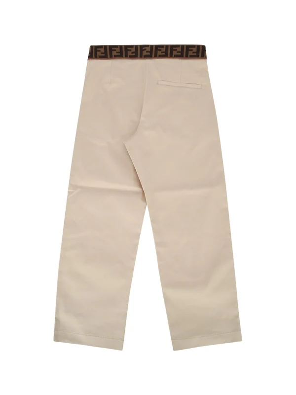 Fendi Beige Trousers - Image 2