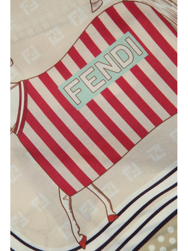 Fendi Beige Mufflers - Image 2
