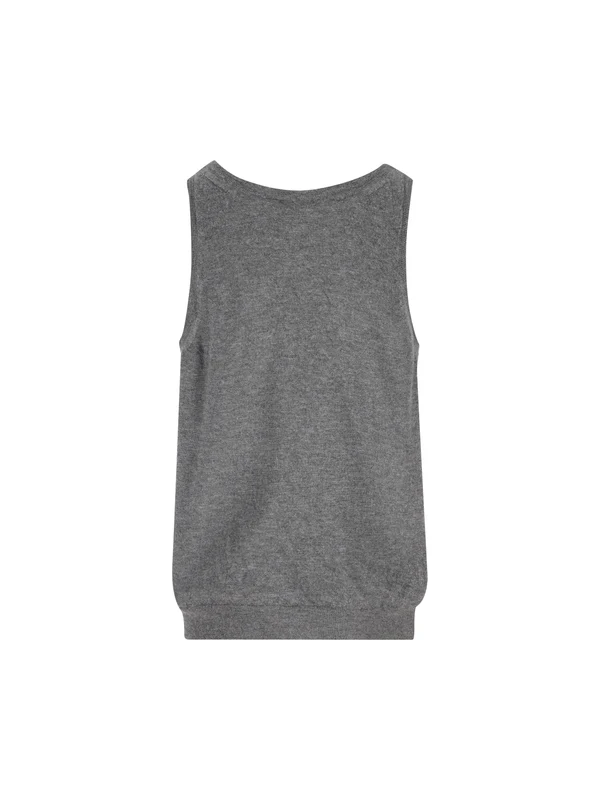 Prada Grey Sleeveless Top - Image 2
