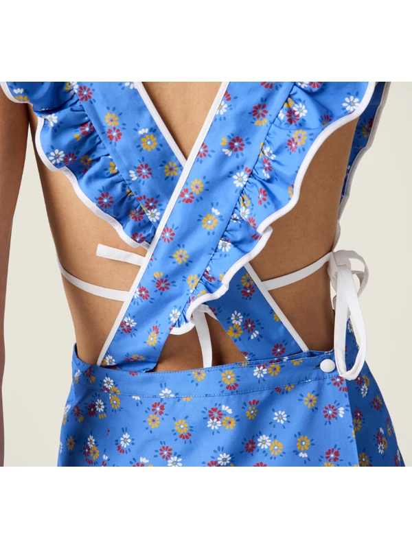 Miu Miu Blue Midi Dress - Image 3