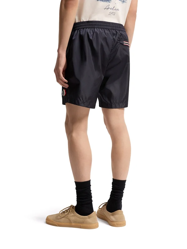 Moncler Navy Swim Shorts - Image 3